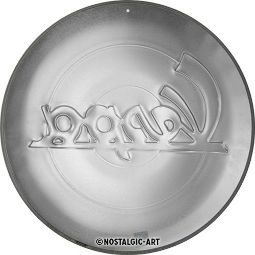 Blechschild Vespa rund 3